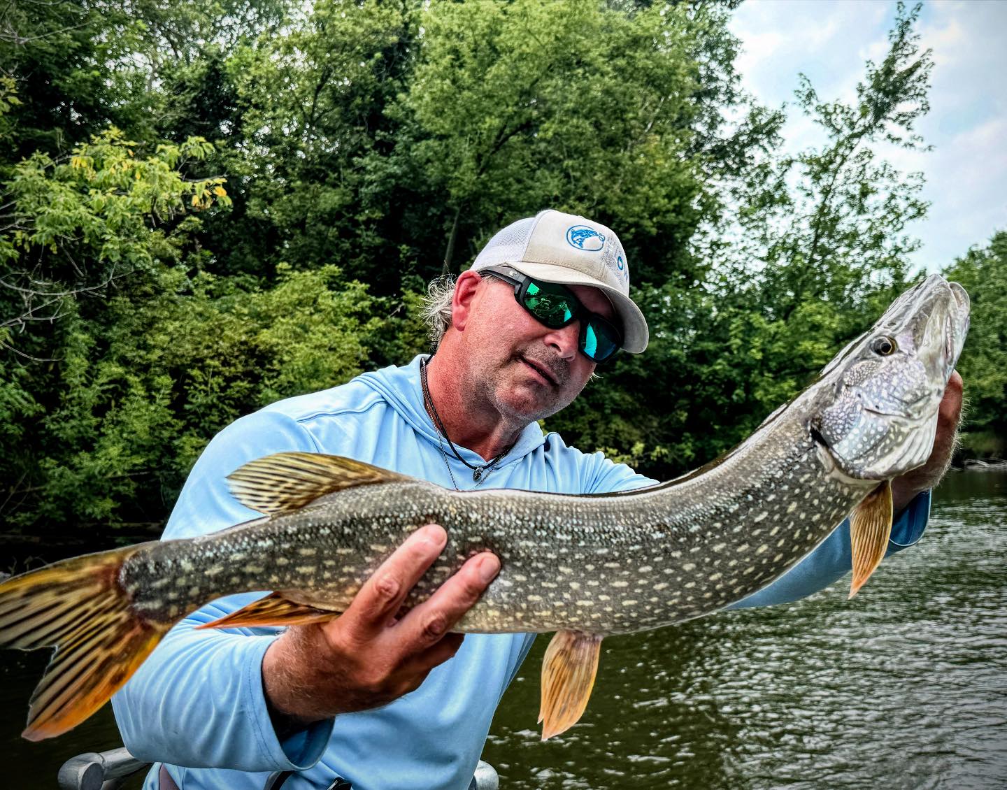 George - Awesome day chasing pike and smallies with my buddies @lort_of ...