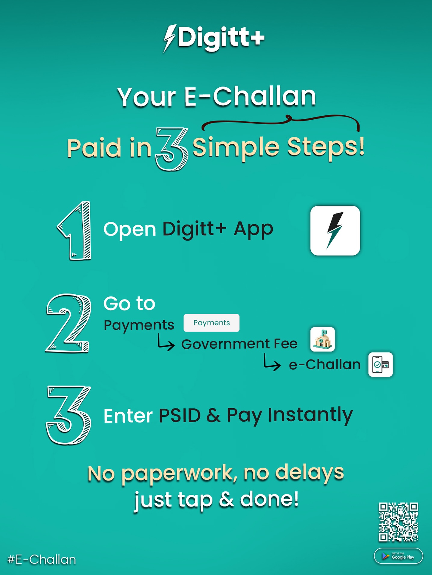 Digitt Plus - Your e-challan paid in just 3 simple steps!... | Facebook
