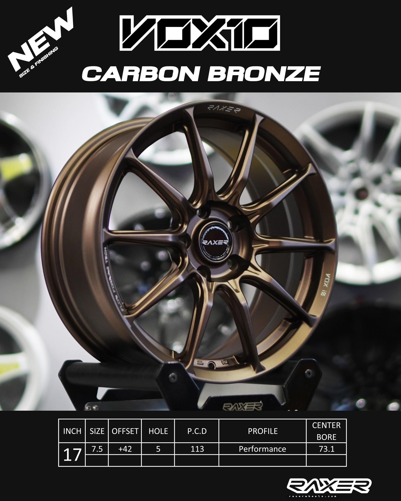 Raxer Wheels - Quick view on City Hatchback rocking with a set of 16 ...