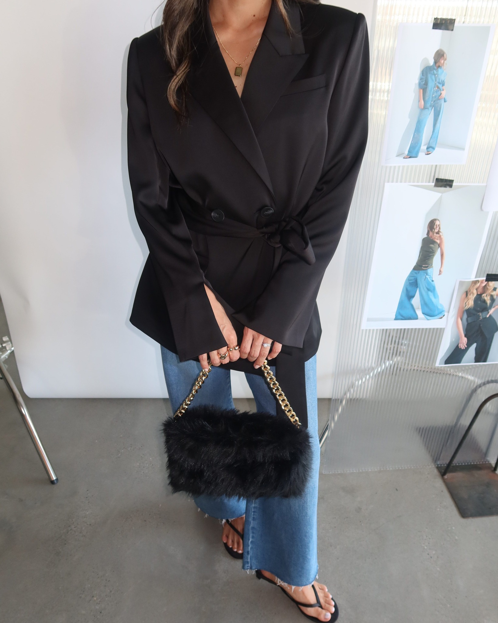 Worn as a set or styled back with denim. Shop the Sadie Satin 