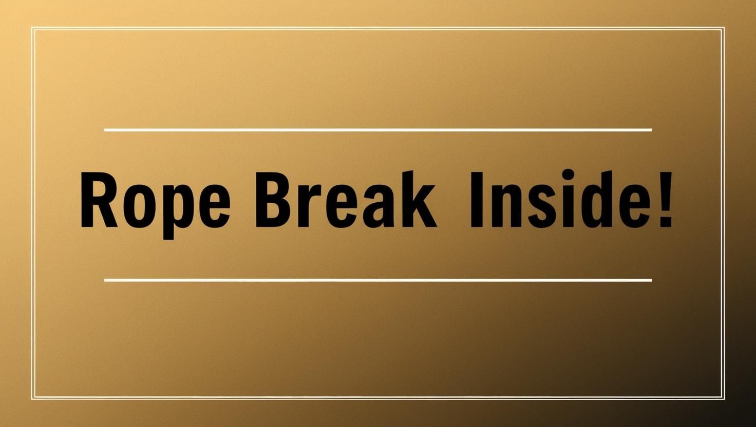 Rope Break Inside - WWE Hírek | Budapest