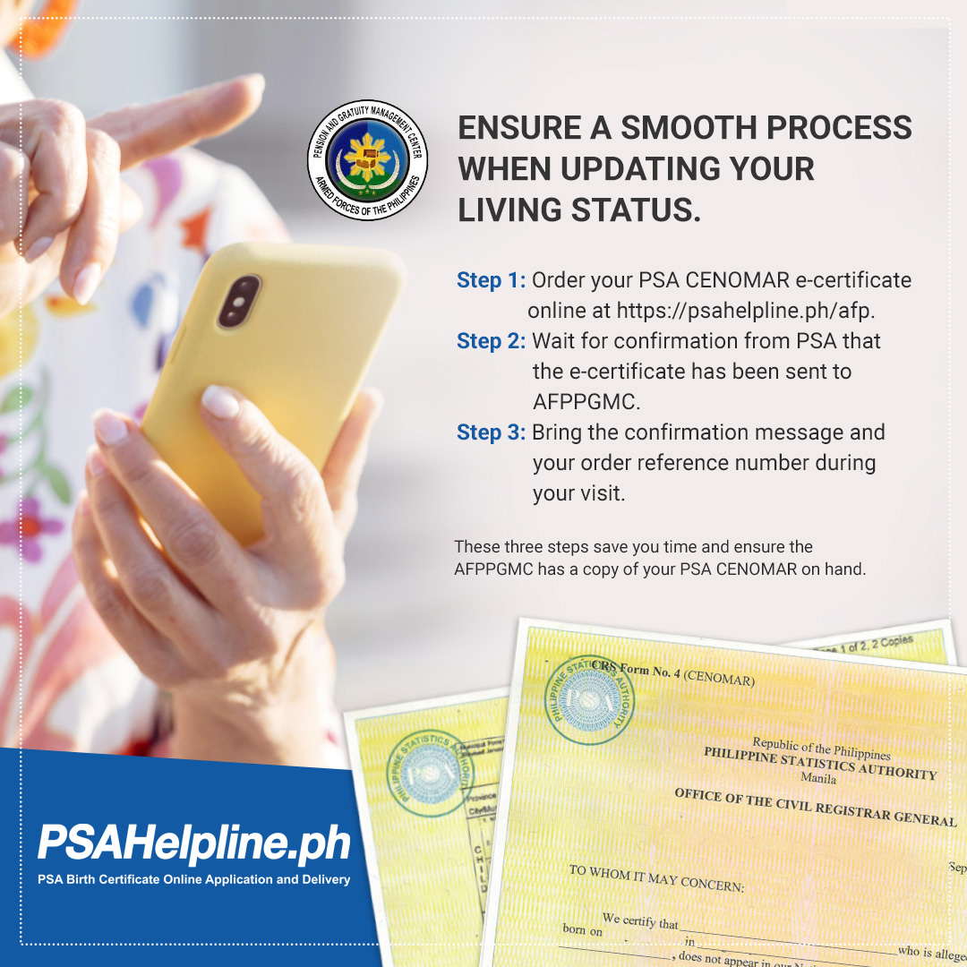 PSAHelpline.ph: - Mga respetadong pensyonado ng AFP PGMC 🇵🇭 Kailangan n ...