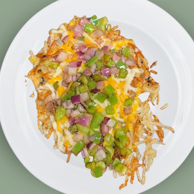 Guys - What’s your go-to hash brown order at the deli?? 🧅 Smothered? 🧀 ...