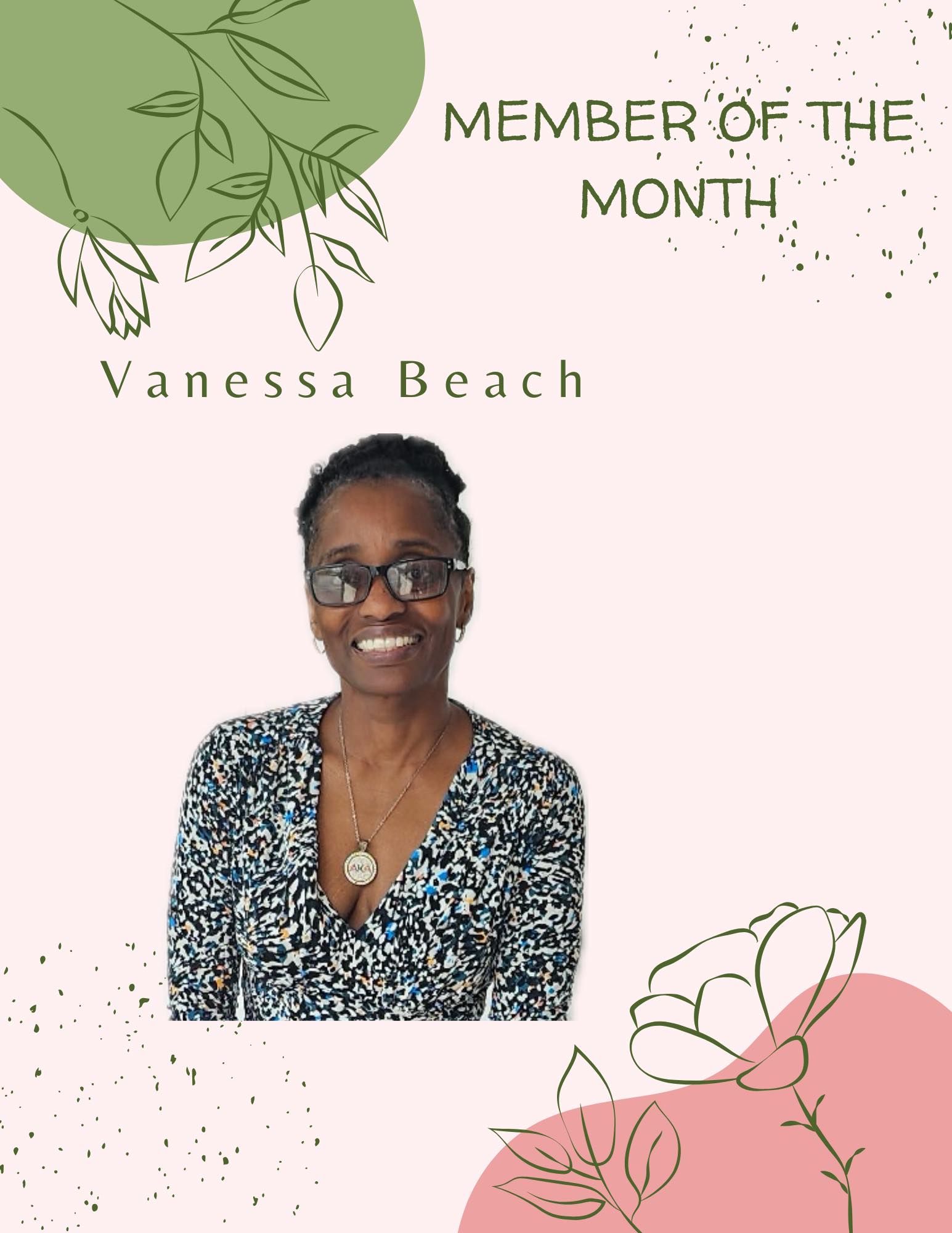 Mu - Congratulations to our Member of the Month🩷💚 Ms. Vanessa Beach has ...
