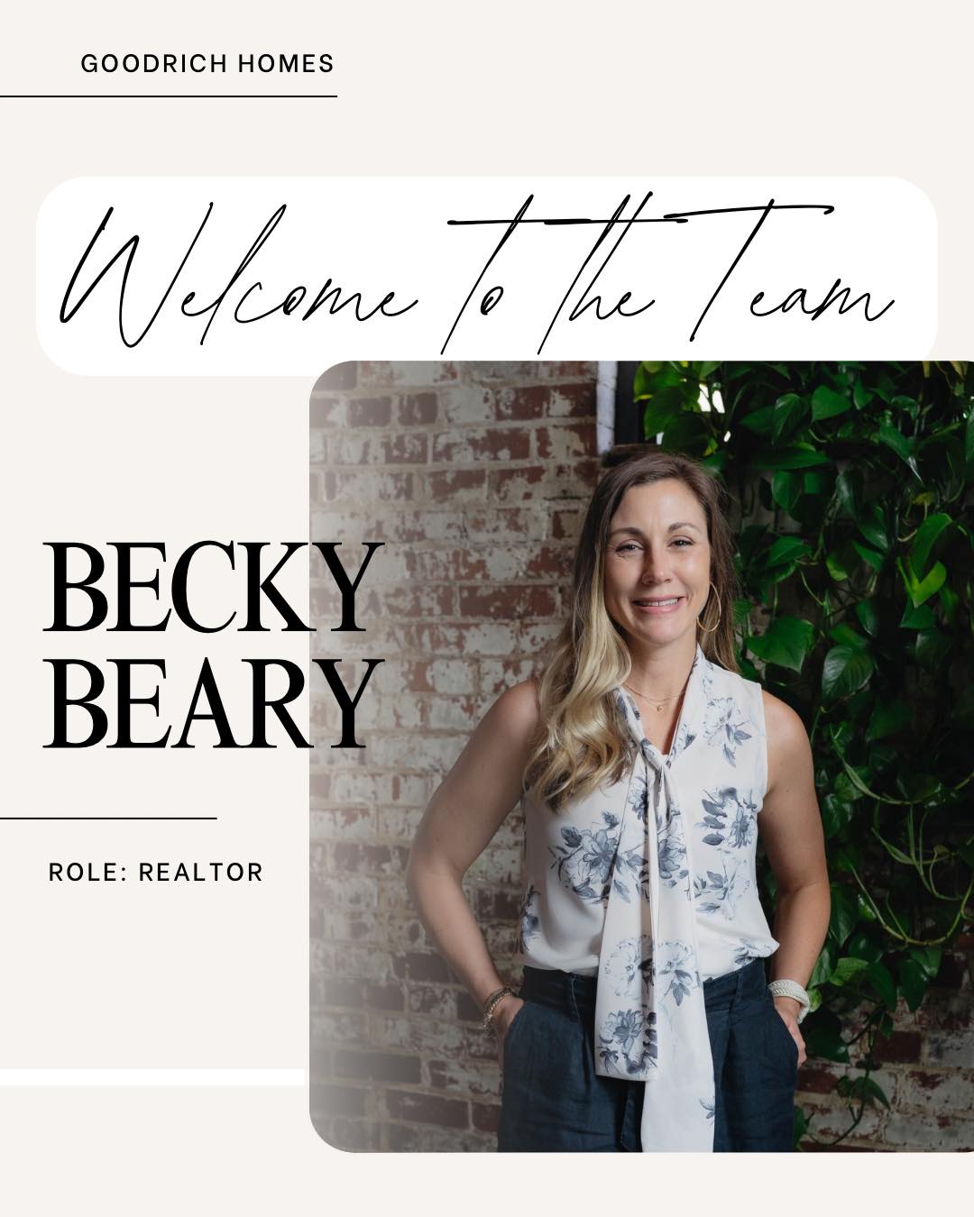 🎉 Welcome to the Team, Becky Beary! 🏡✨ We're so excited to