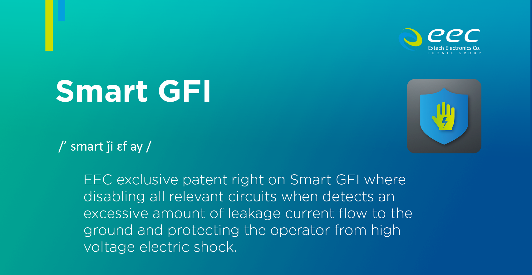 Ikonix Taiwan 艾科尼斯 - Function and feature of the Day, Smart GFI: EEC ...
