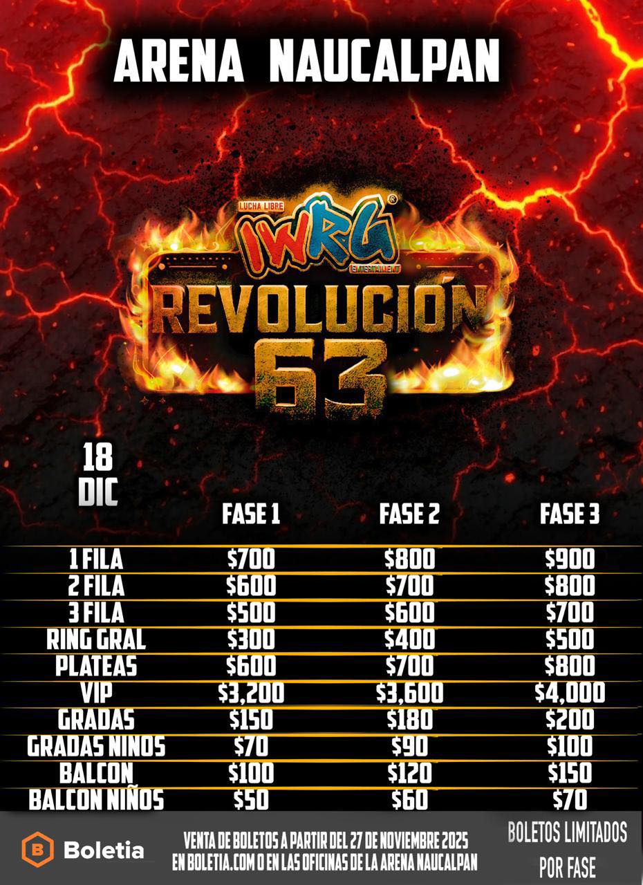 IWRG - 🔥DOMINGO 30 DE NOVIEMBRE DEL 2025🔥 💥LUCHA ESTELAR🔥 DMT Azul y ...
