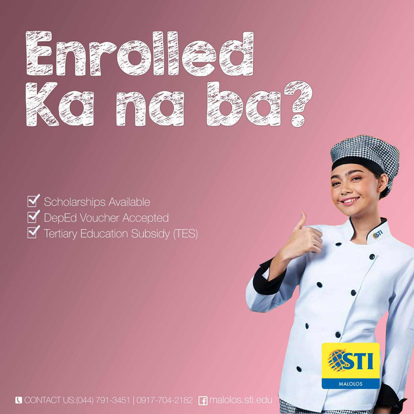 STI - Enrolled ka na ba? Tara, enroll na sa STI College Malolos! 💙💛 📅 ...