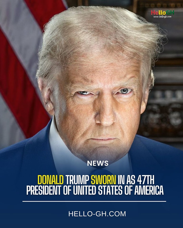 Hello GH - Donald Trump has been sworn in as the 47th... | Facebook
