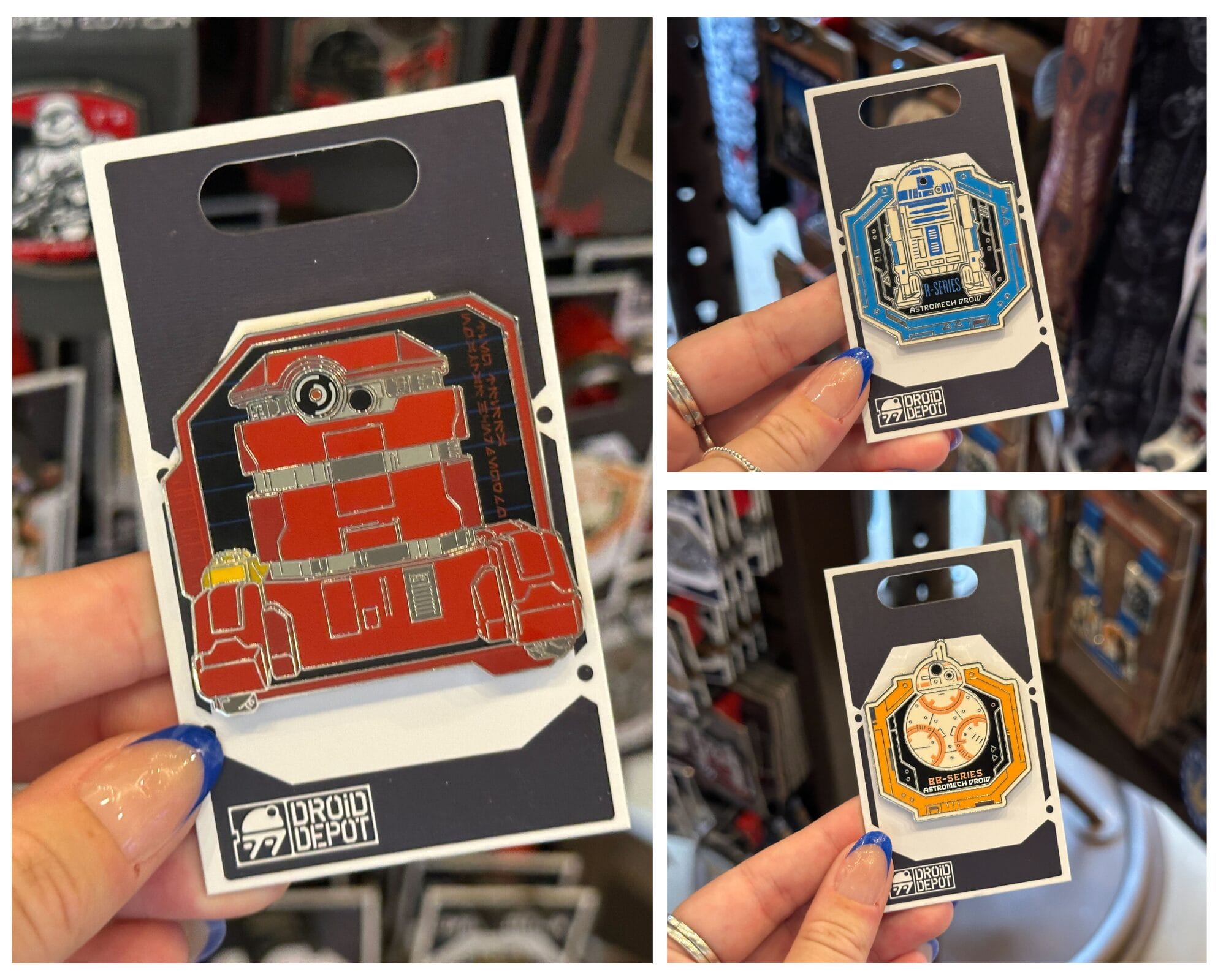 New Droid Depot Pins at Walt Disney World Feature DJ R3X, BB-8