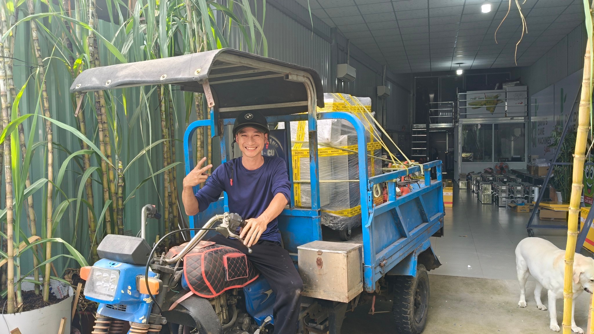 David's - A moment in our day. Mr. An is taking a TuboMax Mini 5HP for ...