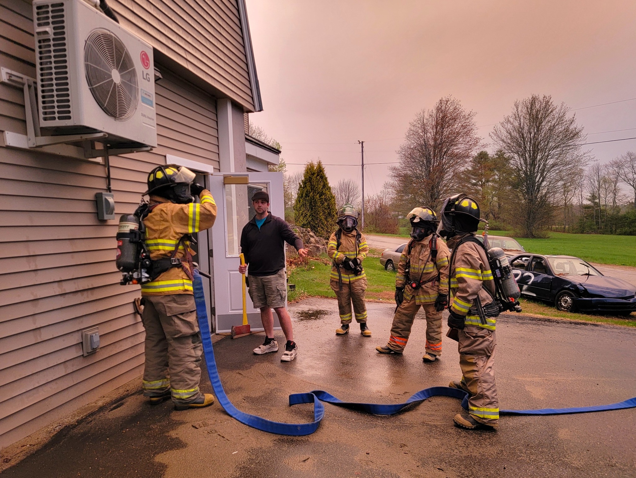 Alna - Basic Firefighter Class - The May 7th module was search and ...