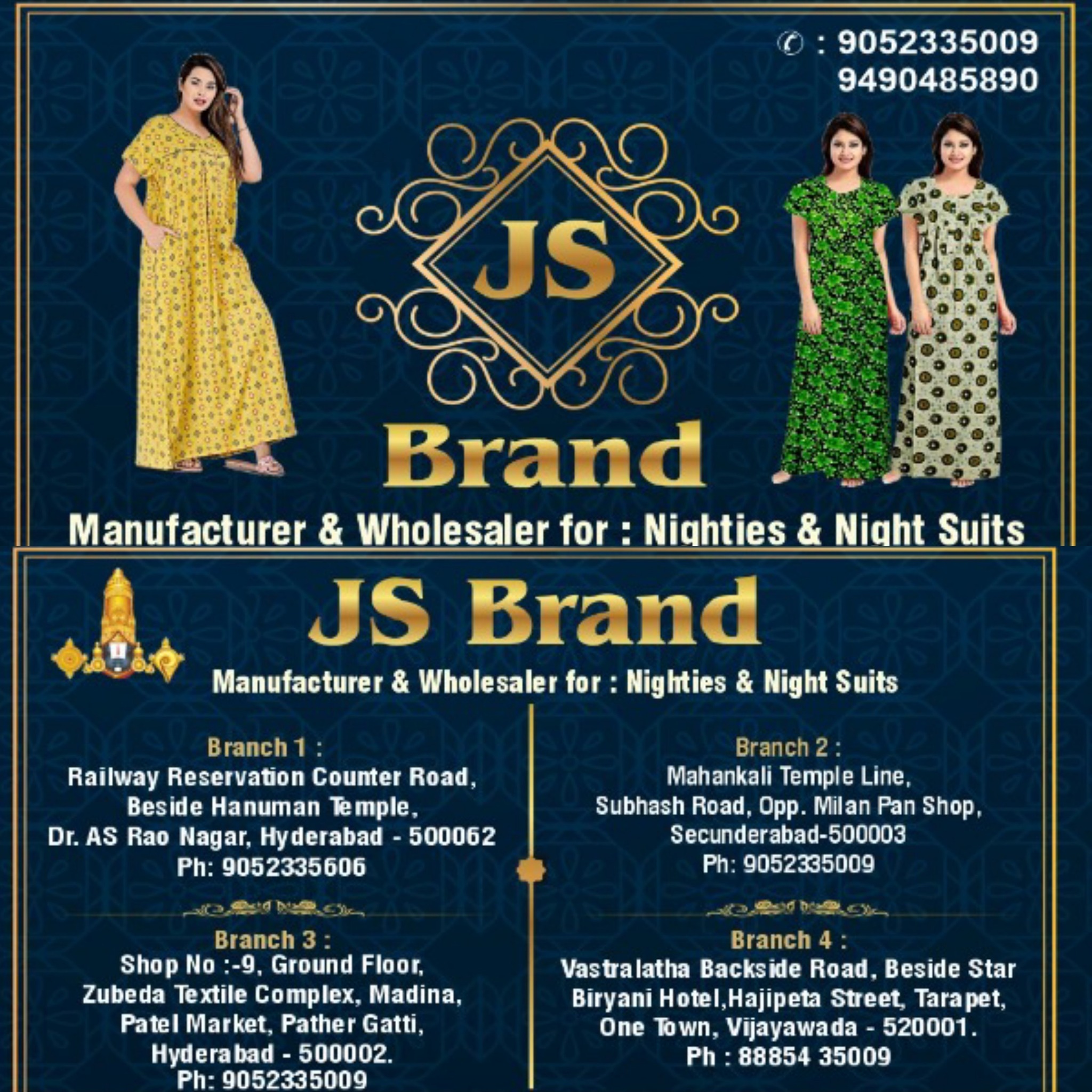 Js Brand Nightys & Nightwear | Hyderabad
