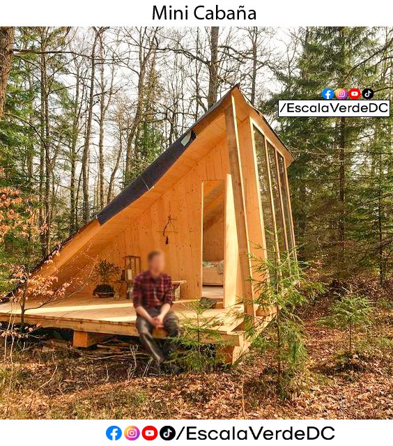 EscalaVerde - 🌿🍀🌱 Mini cabaña en madera 😎 #frame #realestate #cabana # ...