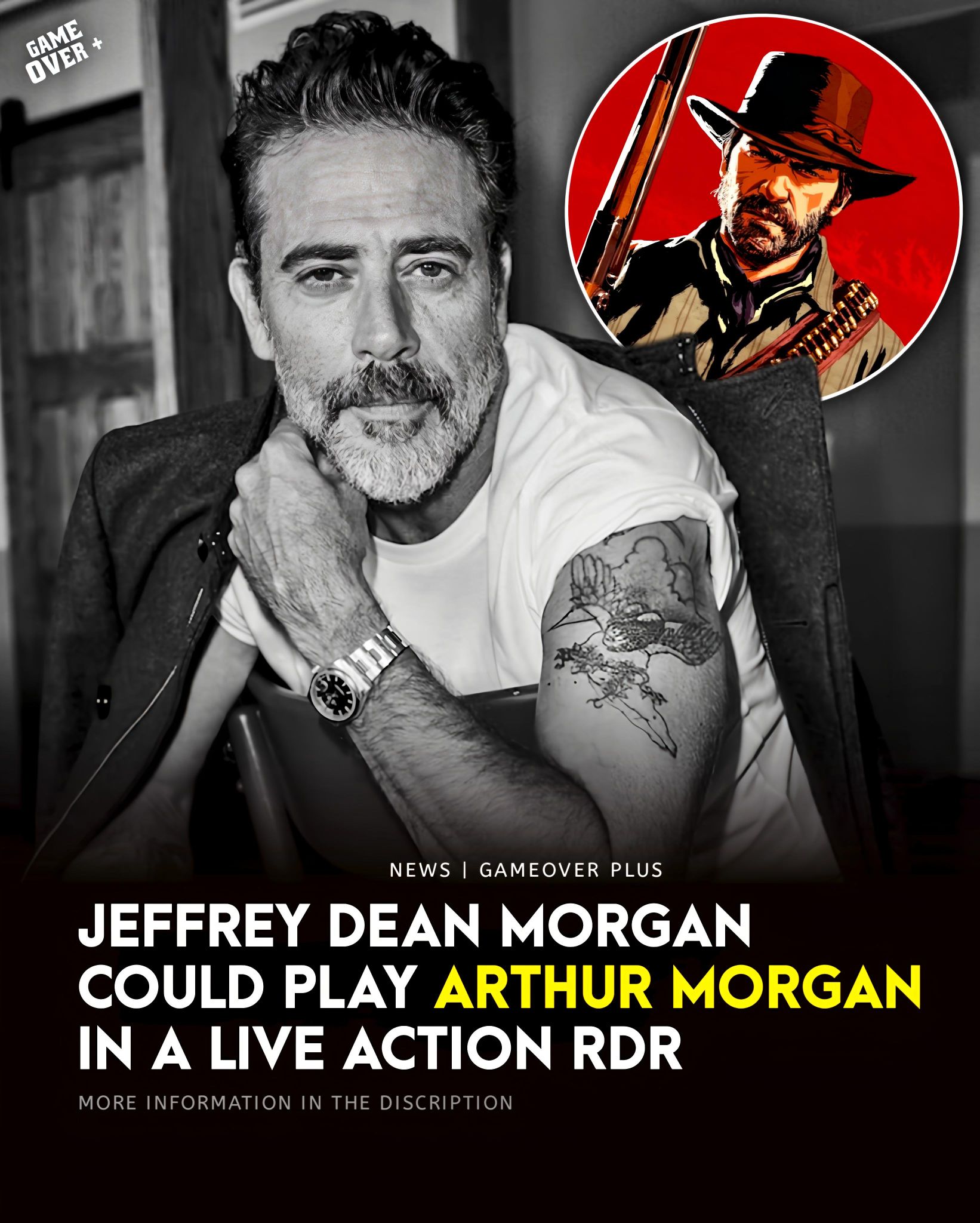GameOver - Jeffrey Dean Morgan says he’d love to play Arthur Morgan in ...