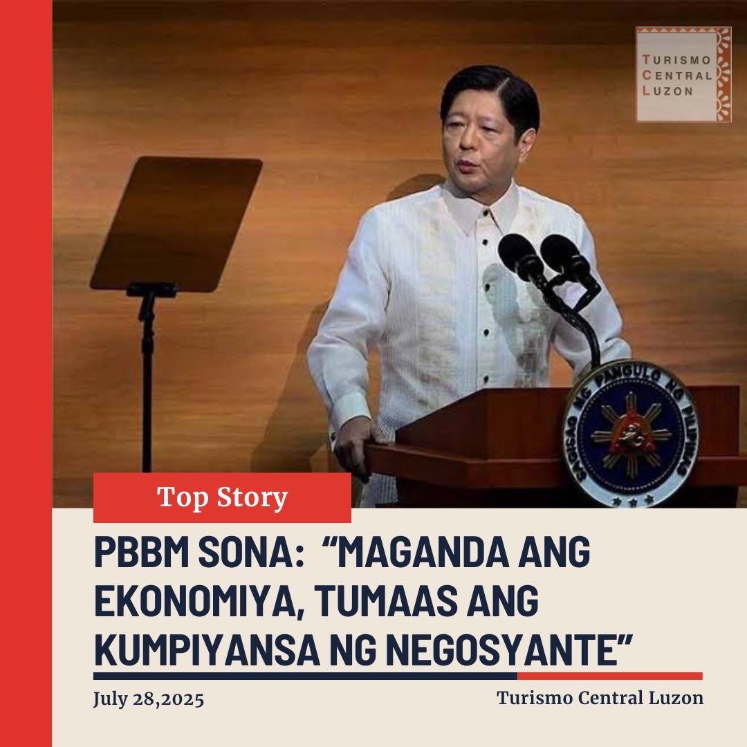 Turismo - PBBM: “MAGANDA ANG EKONOMIYA, TUMAAS ANG KUMPIYANSA NG ...