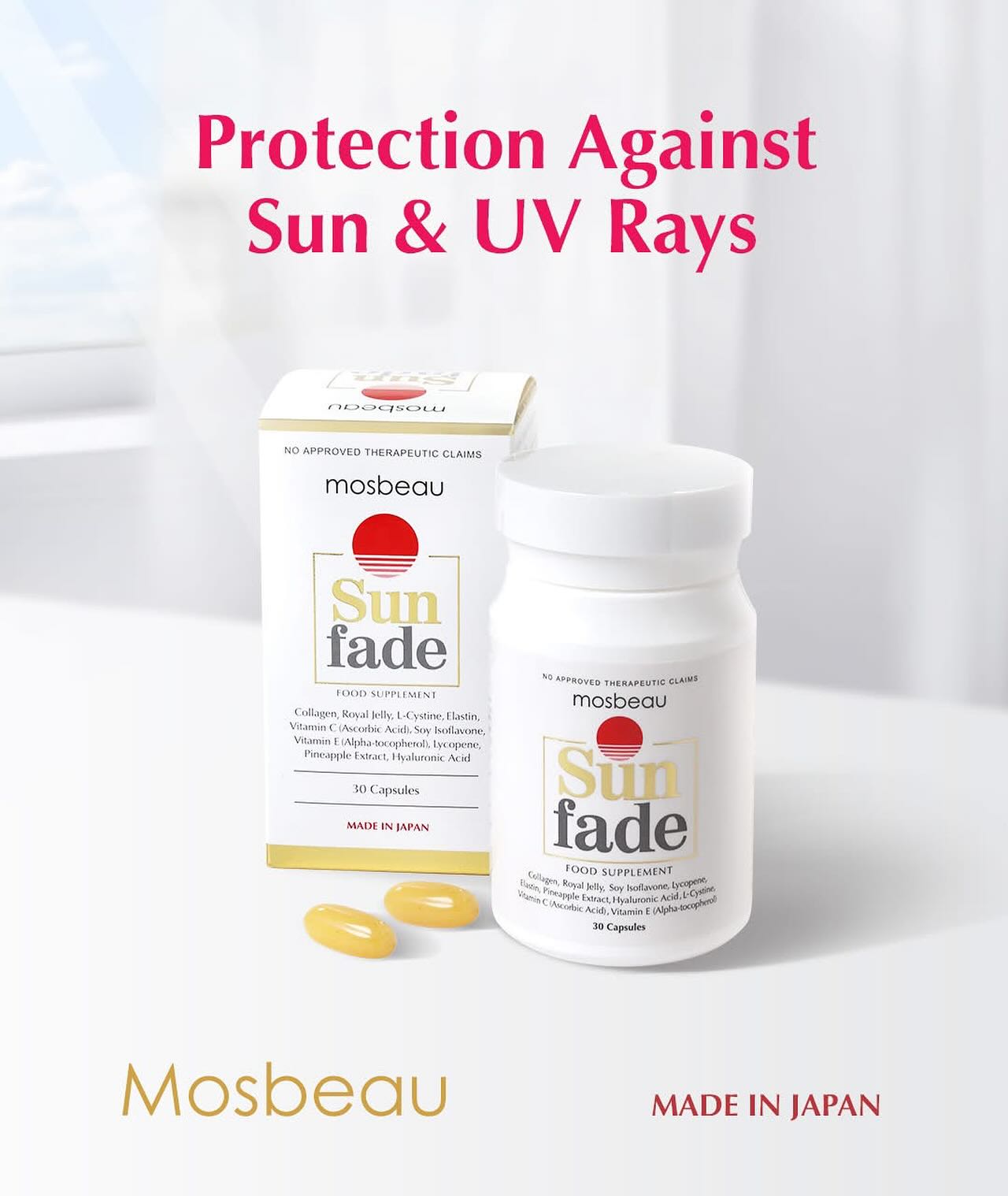 Mosbeau - ☀️Protect your skin from harmful UV rays with Mosbeau Sunfade ...