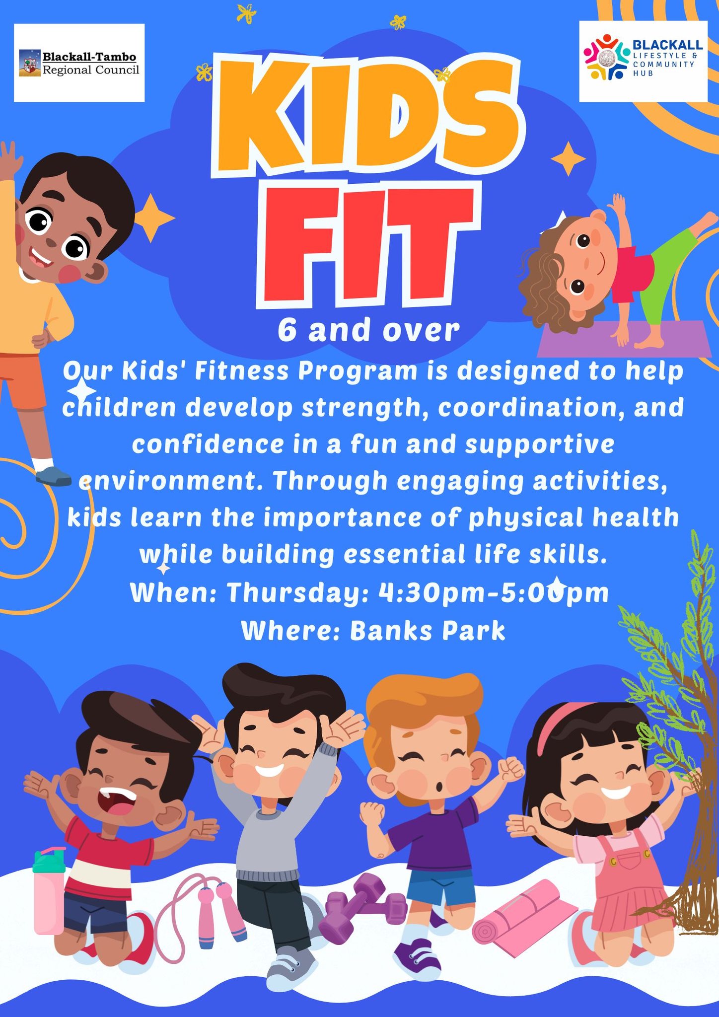 Blackall-Tambo - 🌟 Kids’ Fitness Program This Thursday at Banks Park! 🌟 ...