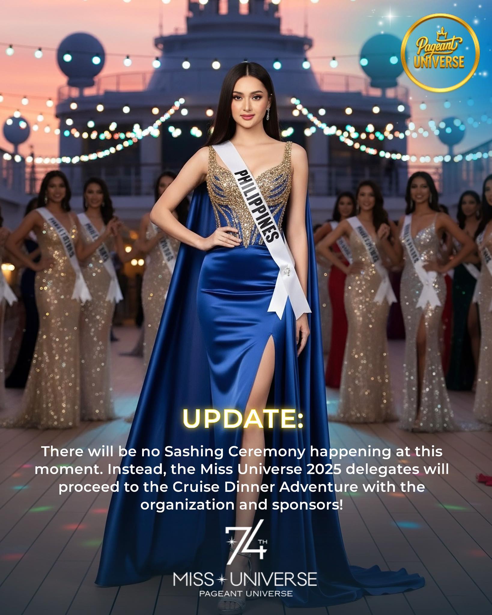 Pageant - 𝗨𝗣𝗗𝗔𝗧𝗘: There will be no Sashing Ceremony happening at this ...