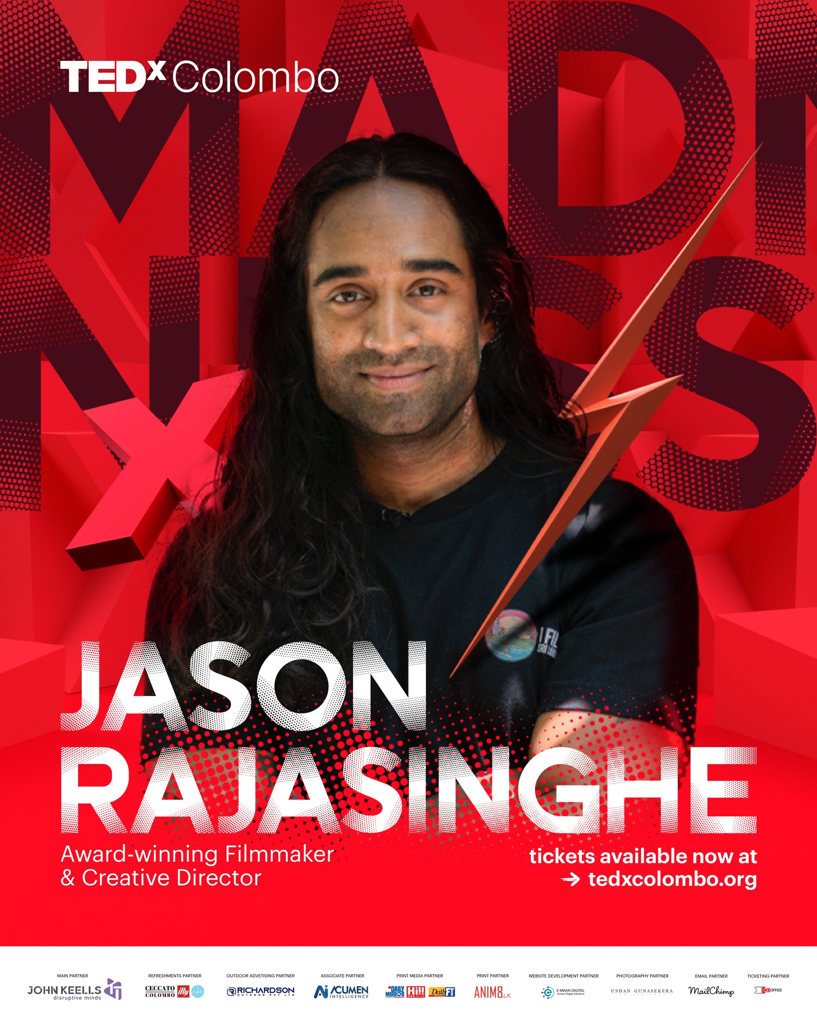 TEDxColombo - Jason Rajasinghe is an Emmy Award-winning... | Facebook