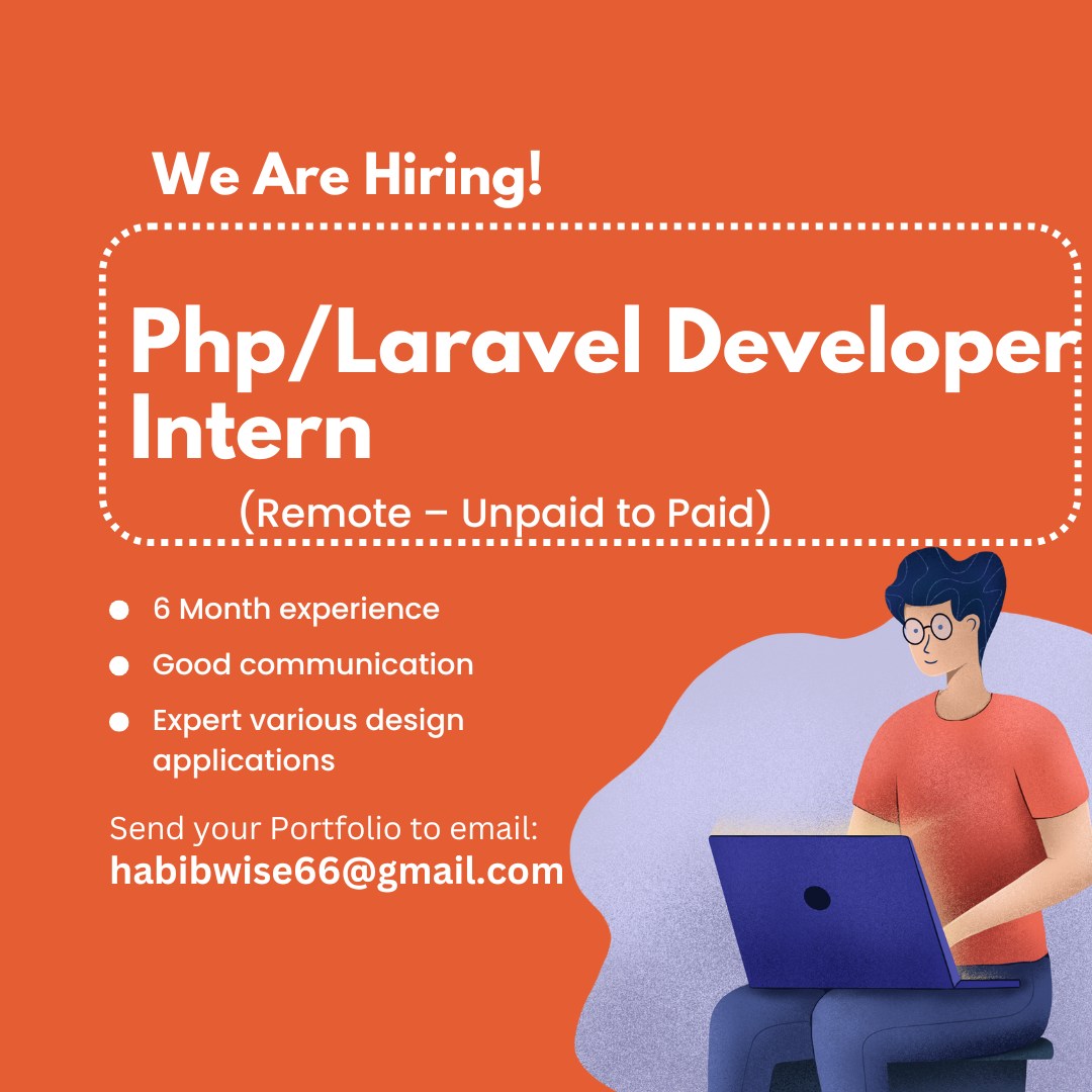 CSE/EEE/IT Jobs in Bangladesh | PHP/Laravel Developer (Remote – Unpaid ...