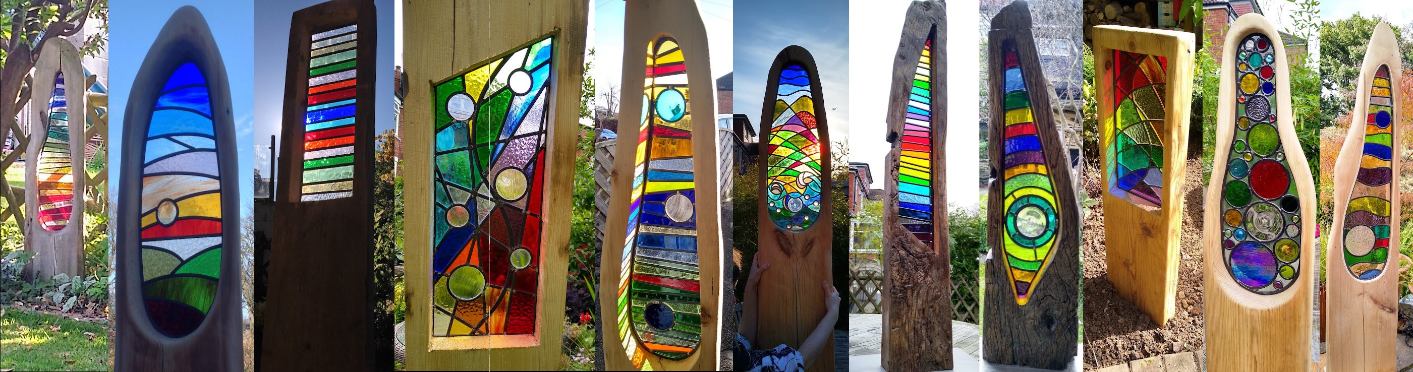 The cartoon is complete, and the glass cutting has begun. Every piece ...