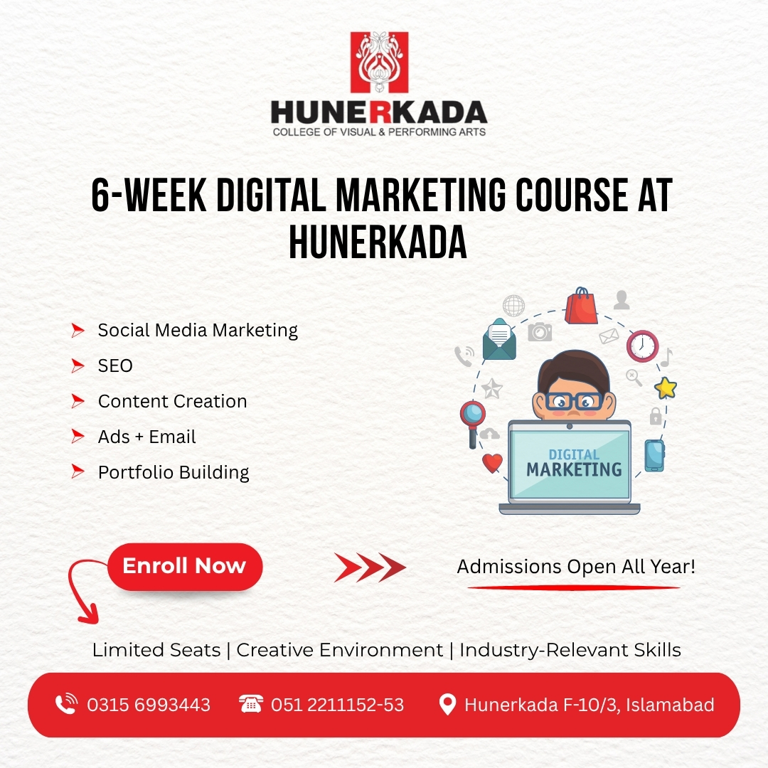 Hunerkada - College of Visual and Performing Arts | Islamabad