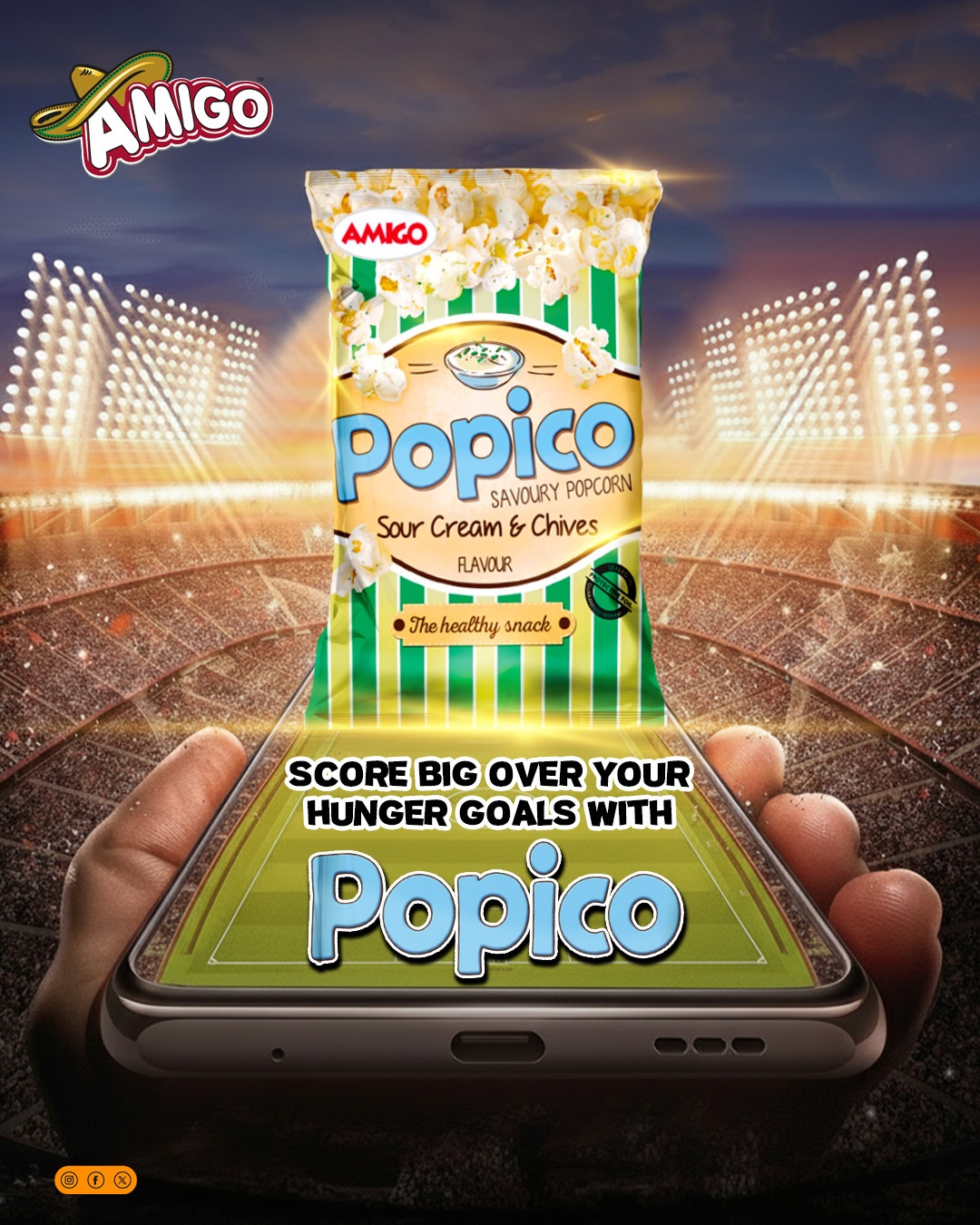 Amigo Foods - The crunch that keeps you cheering — on and... | Facebook