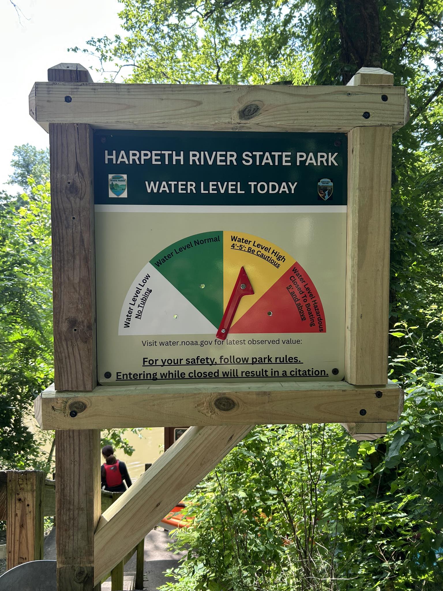 Harpeth - New Water Level Signs 💧Be on the lookout for our new water ...