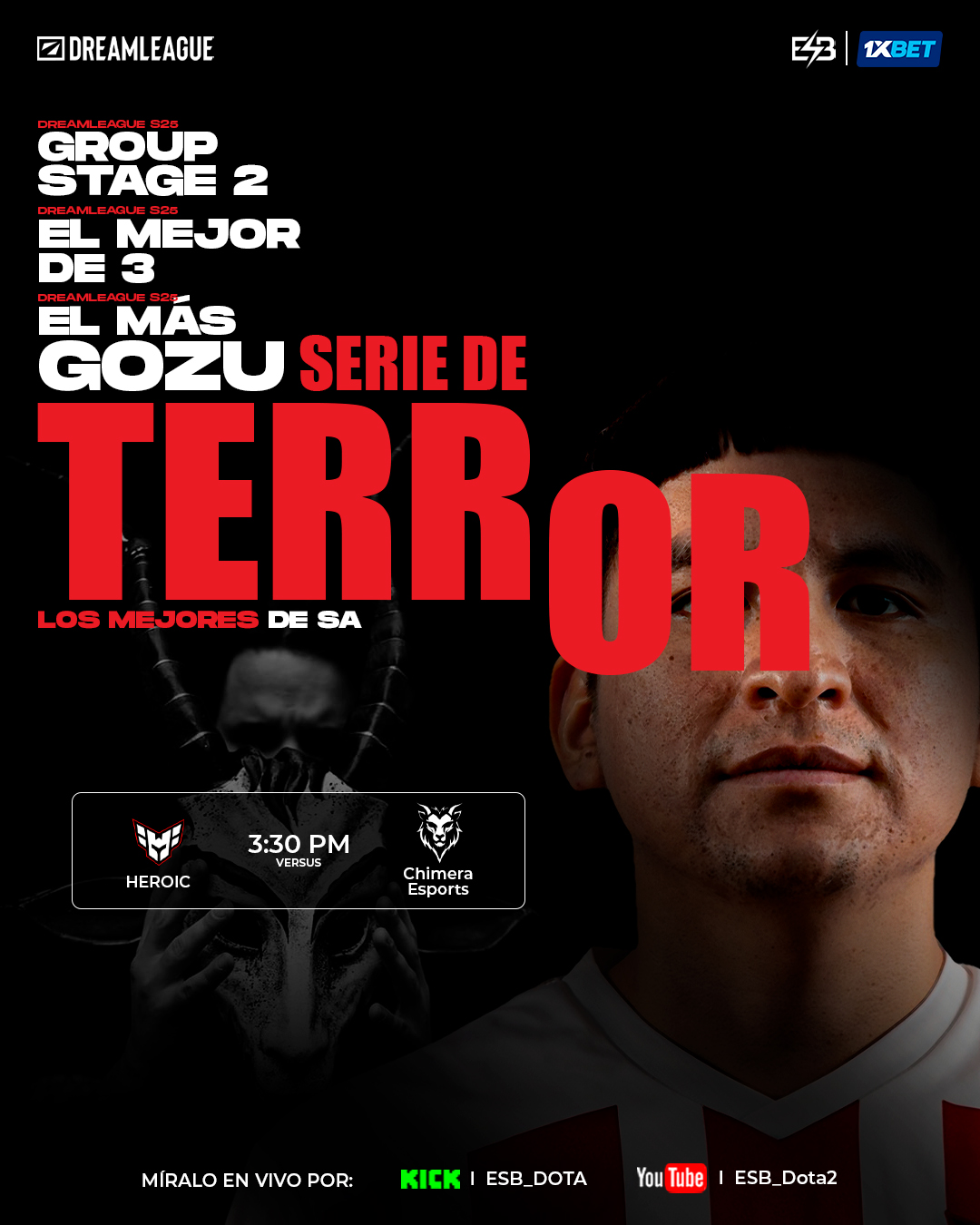 ESB - 🔥 𝐒𝐄𝐑𝐈𝐄 𝐃𝐄 𝐓𝐄𝐑𝐑𝐎𝐑 𝐄𝐍 𝐋𝐀 𝐃𝐑𝐄𝐀𝐌𝐋𝐄𝐀𝐆𝐔𝐄 🔥 😈 El más GOZU de Sudamérica ...