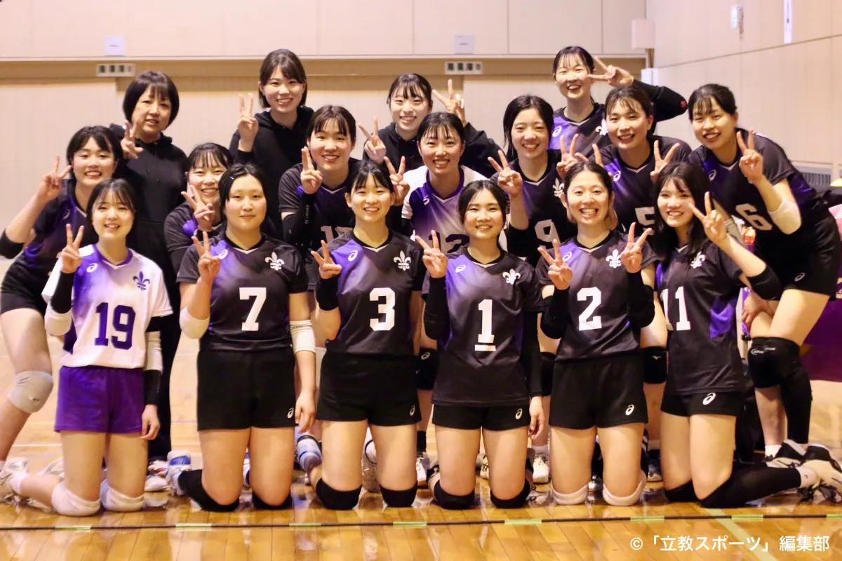 立教大学体育会を応援します。 - 【女子バレーボール部】春季リーグ初戦を勝利で飾った！ https://www.rikkyo-sports ...
