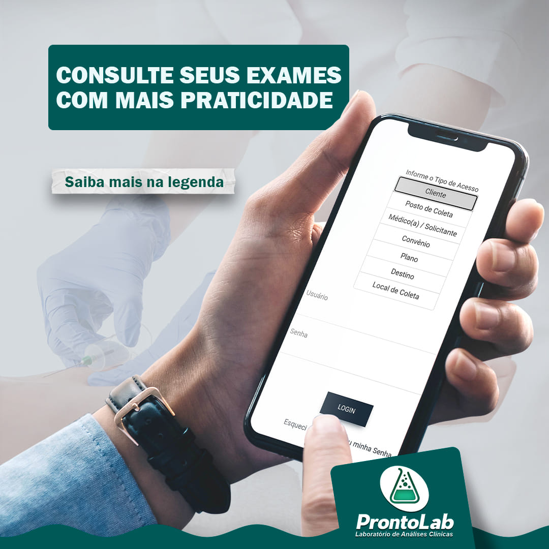 Acesse... - Prontolab - Laboratório de Análises Clínicas | Facebook