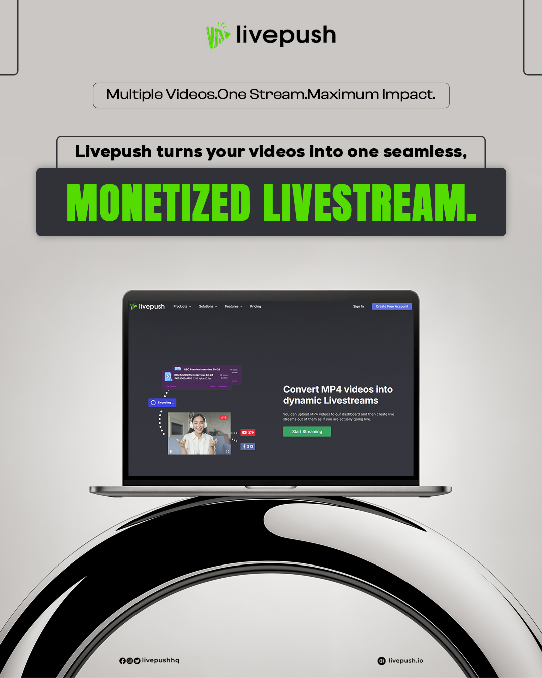 Livepush - Combine your best content into one powerful livestream with ...