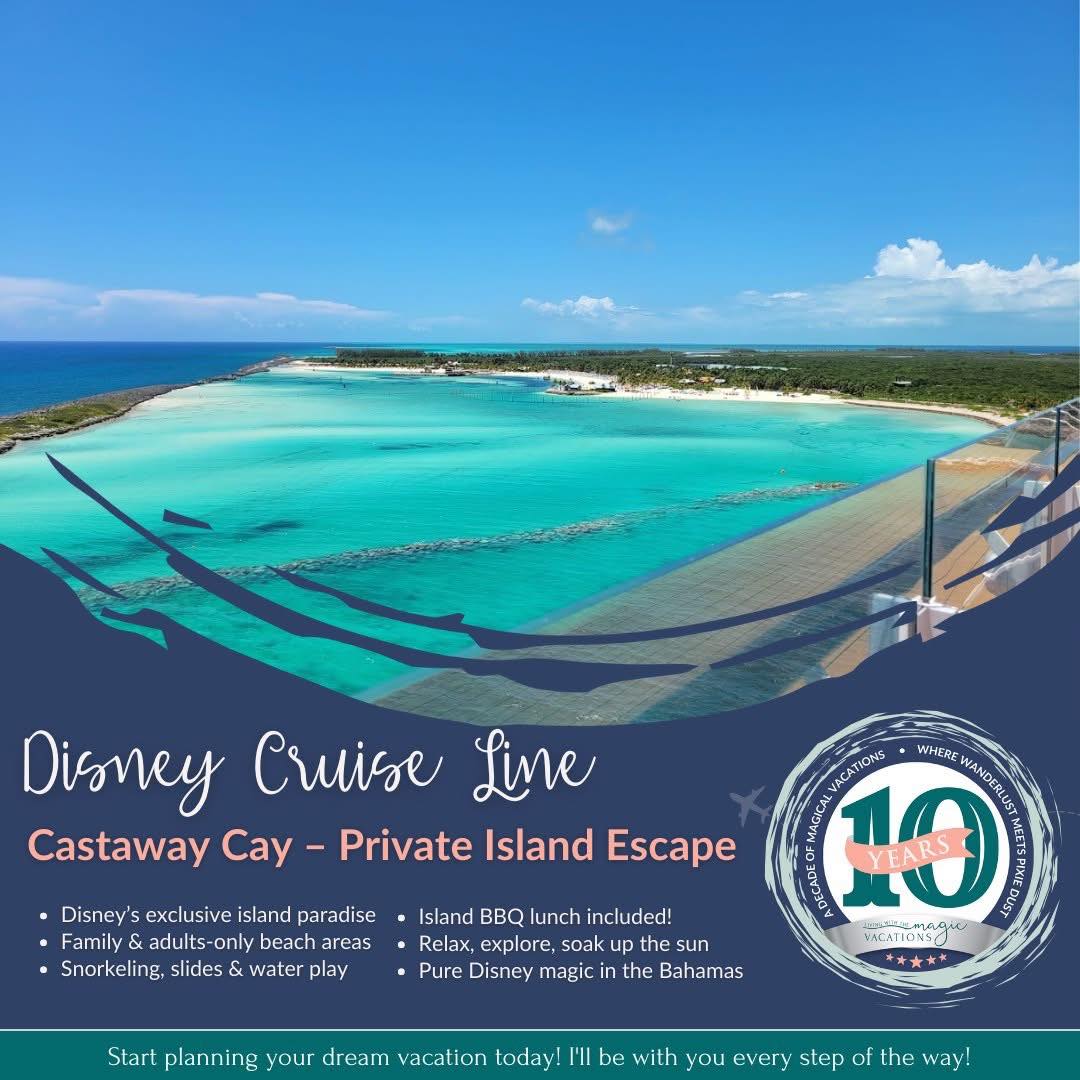 Melanie - 🏝️🌊 Welcome to Castaway Cay, Disney’s private island paradise ...