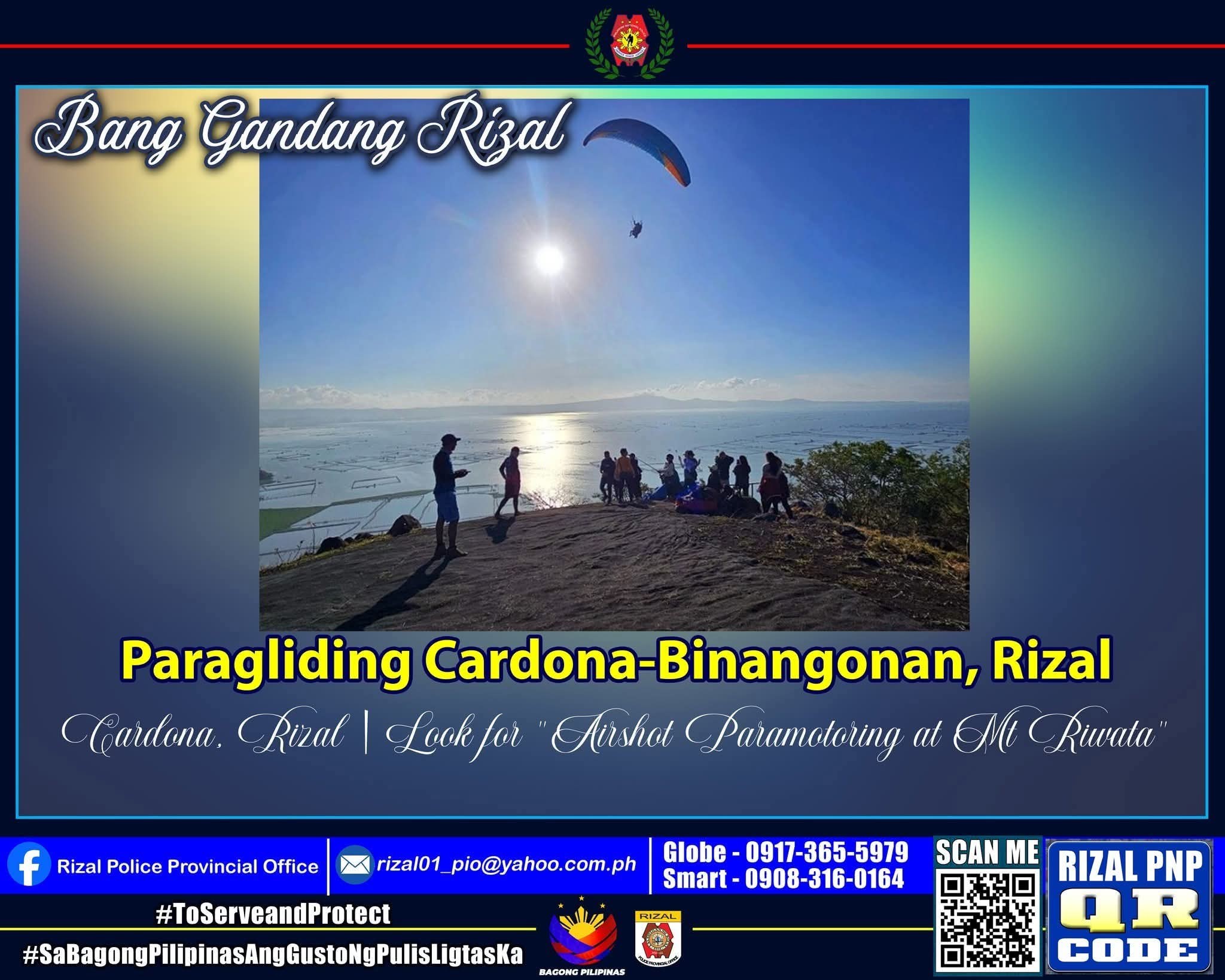 Rizal - Bang Gandang Rizal - Tourist Spot Paragliding Cardona ...