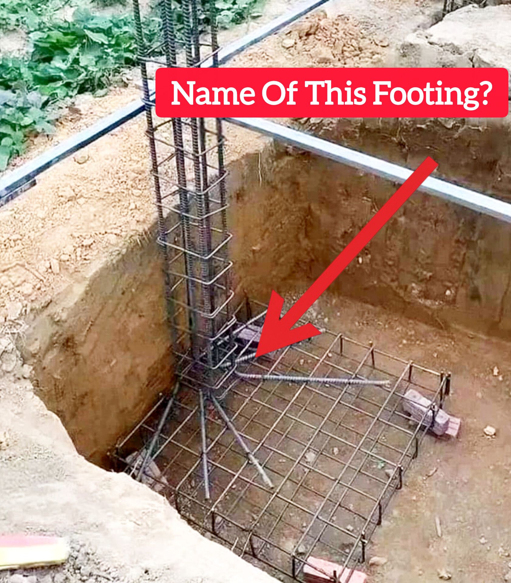 Civil - Name Of This Footings? #Footing #Typeoffooting #Civil # ...