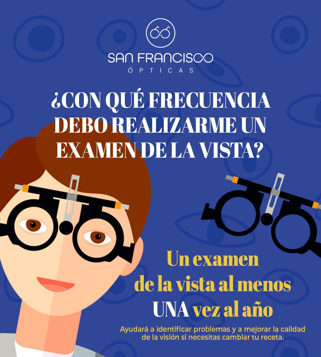 Opticas - ¿Sabías que un examen de la vista anual es clave para tu ...