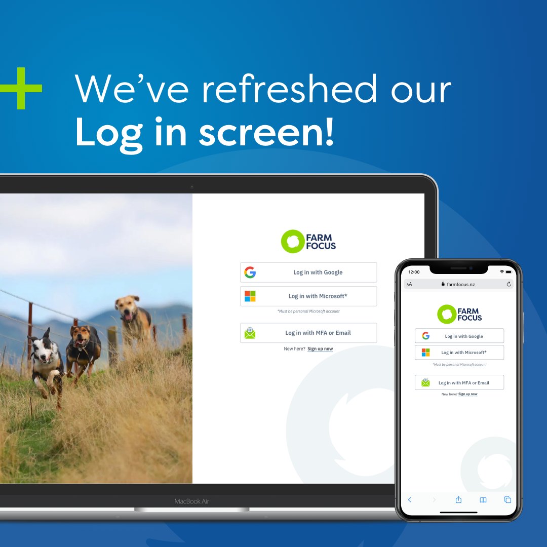 Farm Focus - Say hello to a sleek new look! 😍 Your login... | Facebook