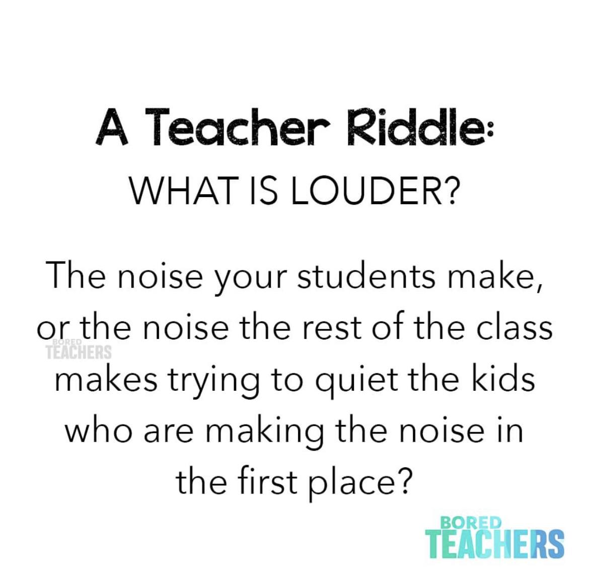 Answer this riddle... 😂 📷: Bored... - Not So Wimpy Teacher | Facebook