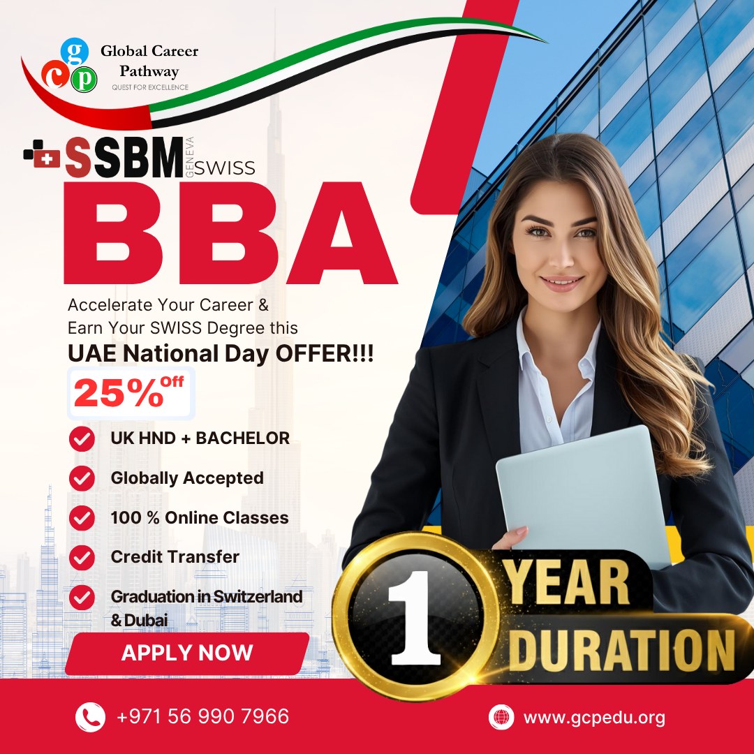 Global - 🎓 Fast-Track Your Future with a SWISS BBA! This UAE National ...