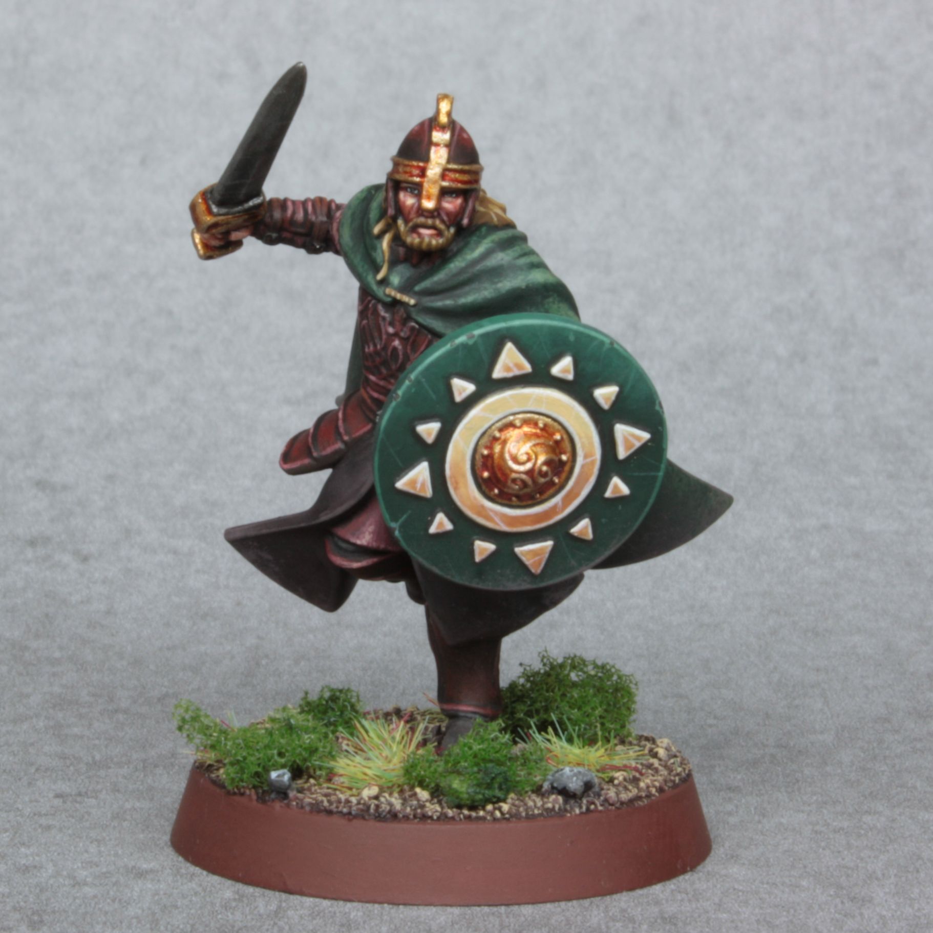 KZM - 🇬🇧 At last, pics of the new warrior of Rohan I painted. I wanted ...