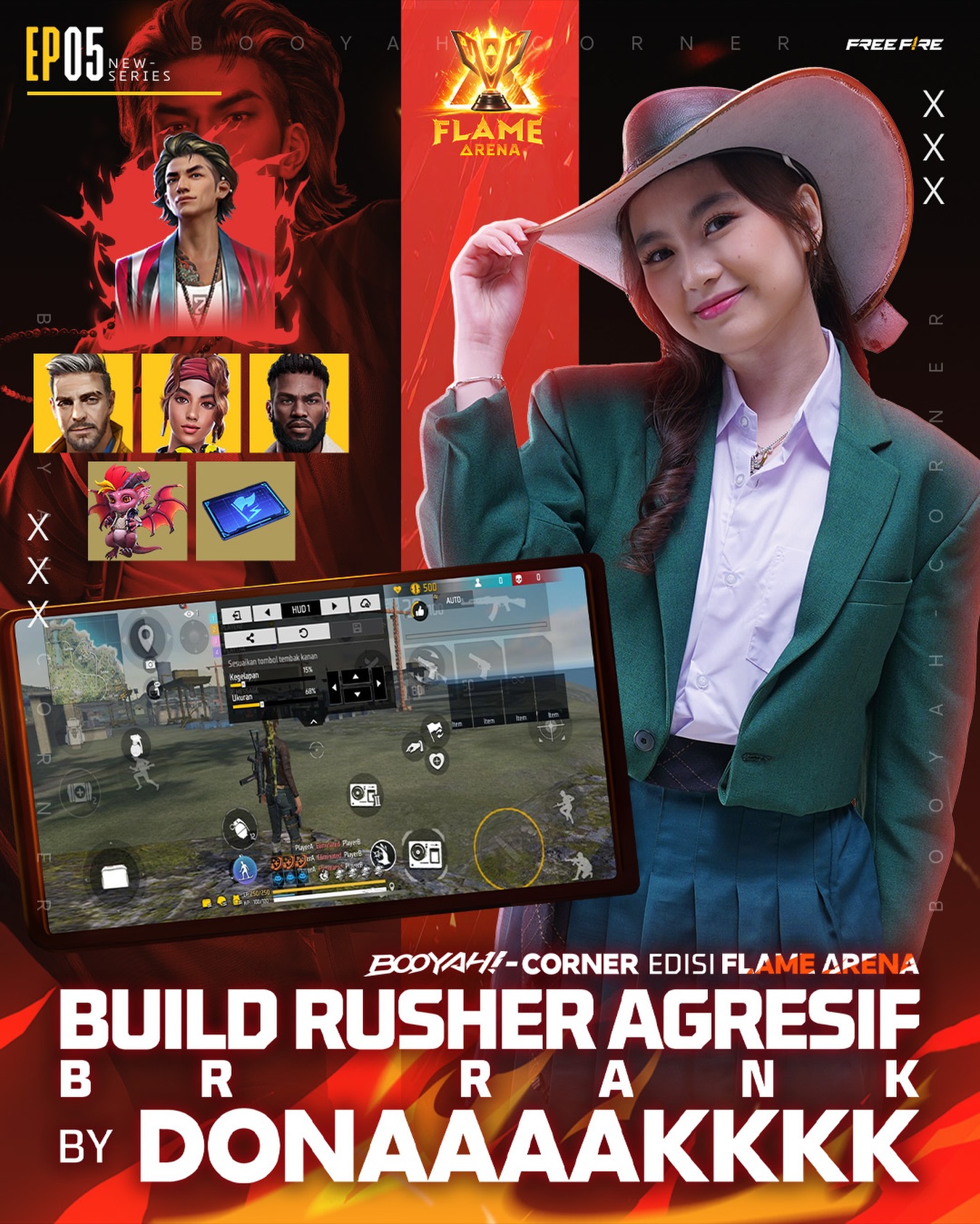 Garena - 🔥Build Rusher Agresif ala DONAAAAAKKKK! Siap naik rank bareng ...