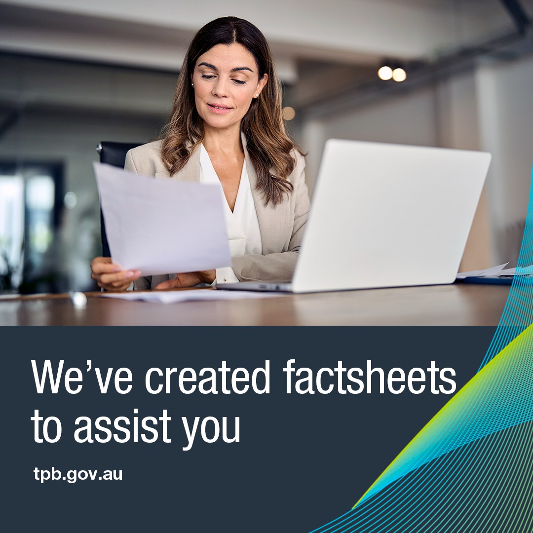 Have you read our factsheets?... - Tax Practitioners Board | Facebook