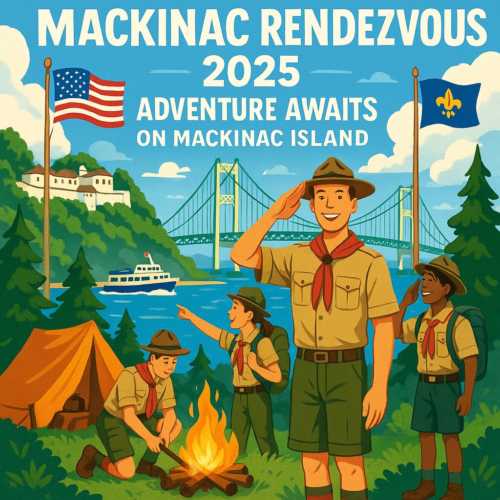 Cole Canoe Base - 🏰 Mackinac Rendezvous 2025 🌊 Join Scouts... | Facebook