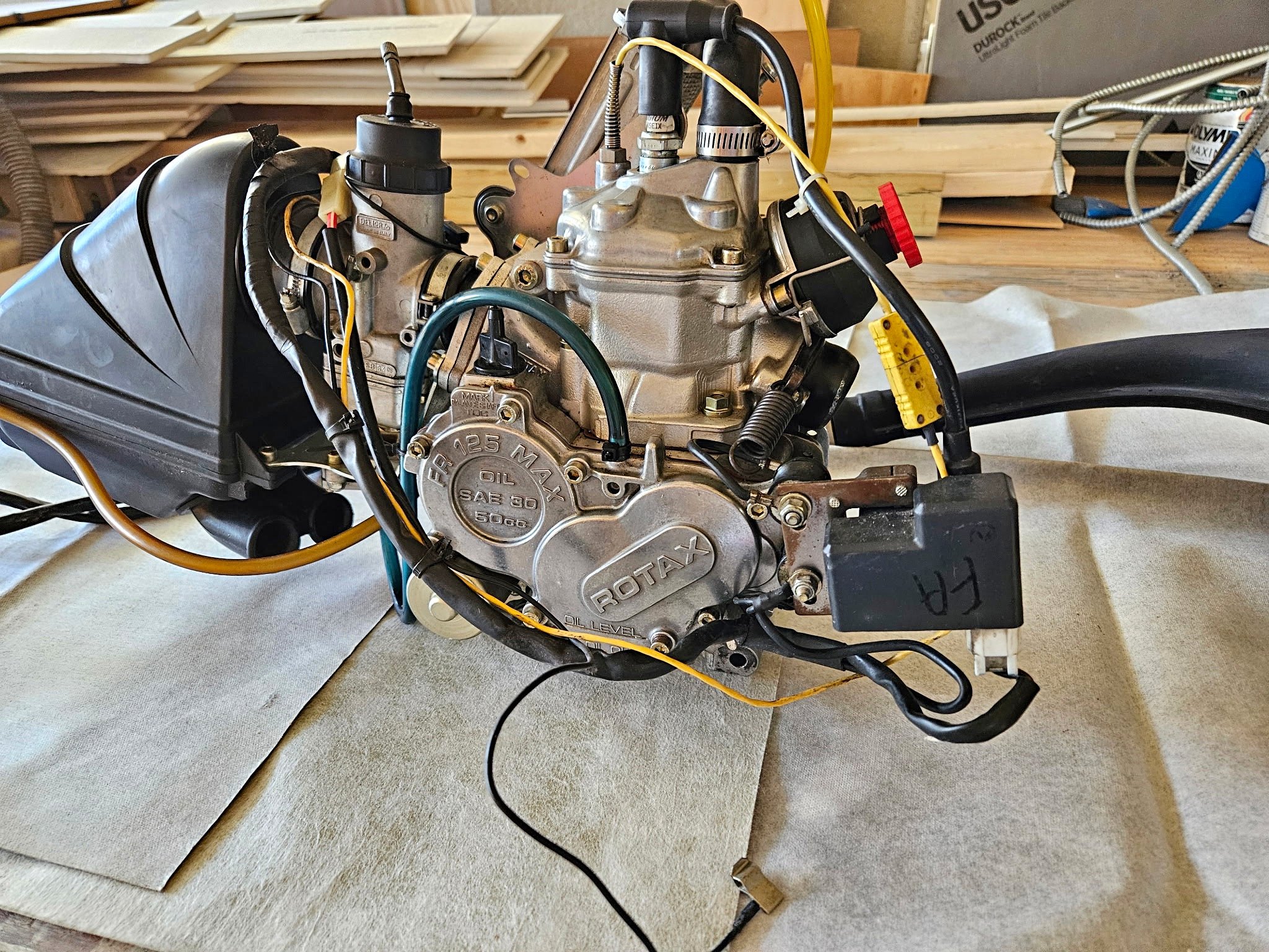 Rotax FR125 Max 125cc Kart Engine – Complete Race-Ready Setup, Radiator ...
