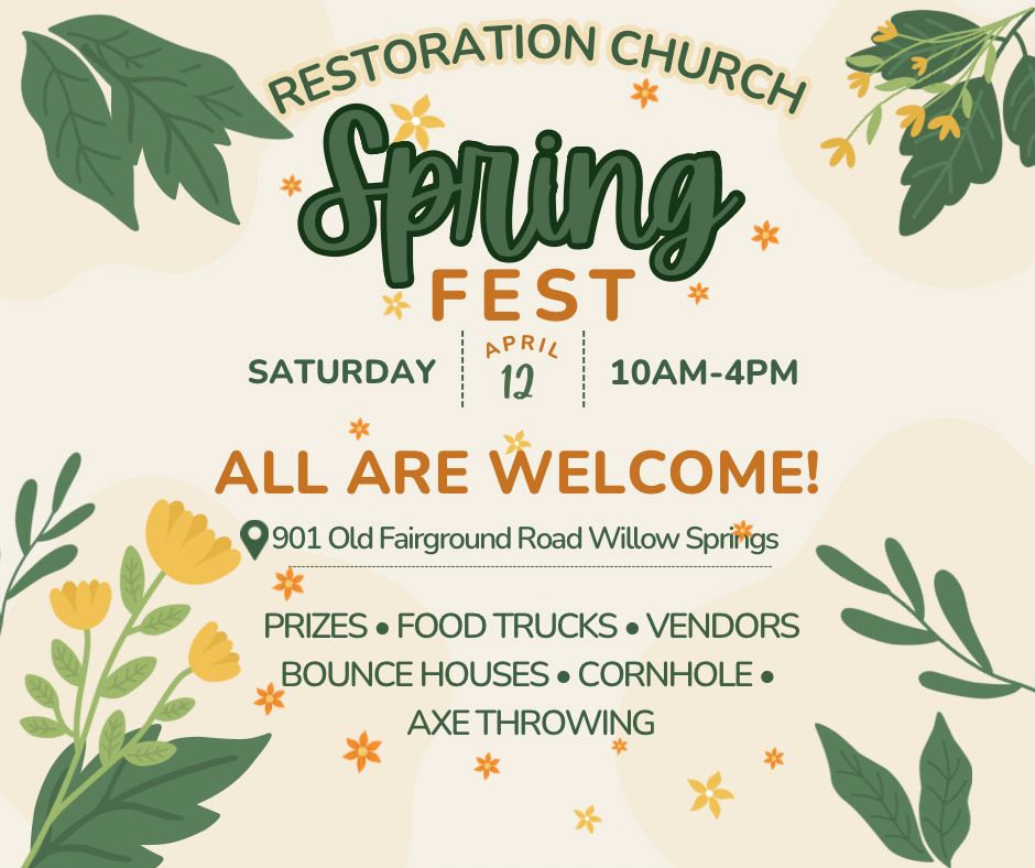 Restoration Church's 2nd Annual Spring Fest
