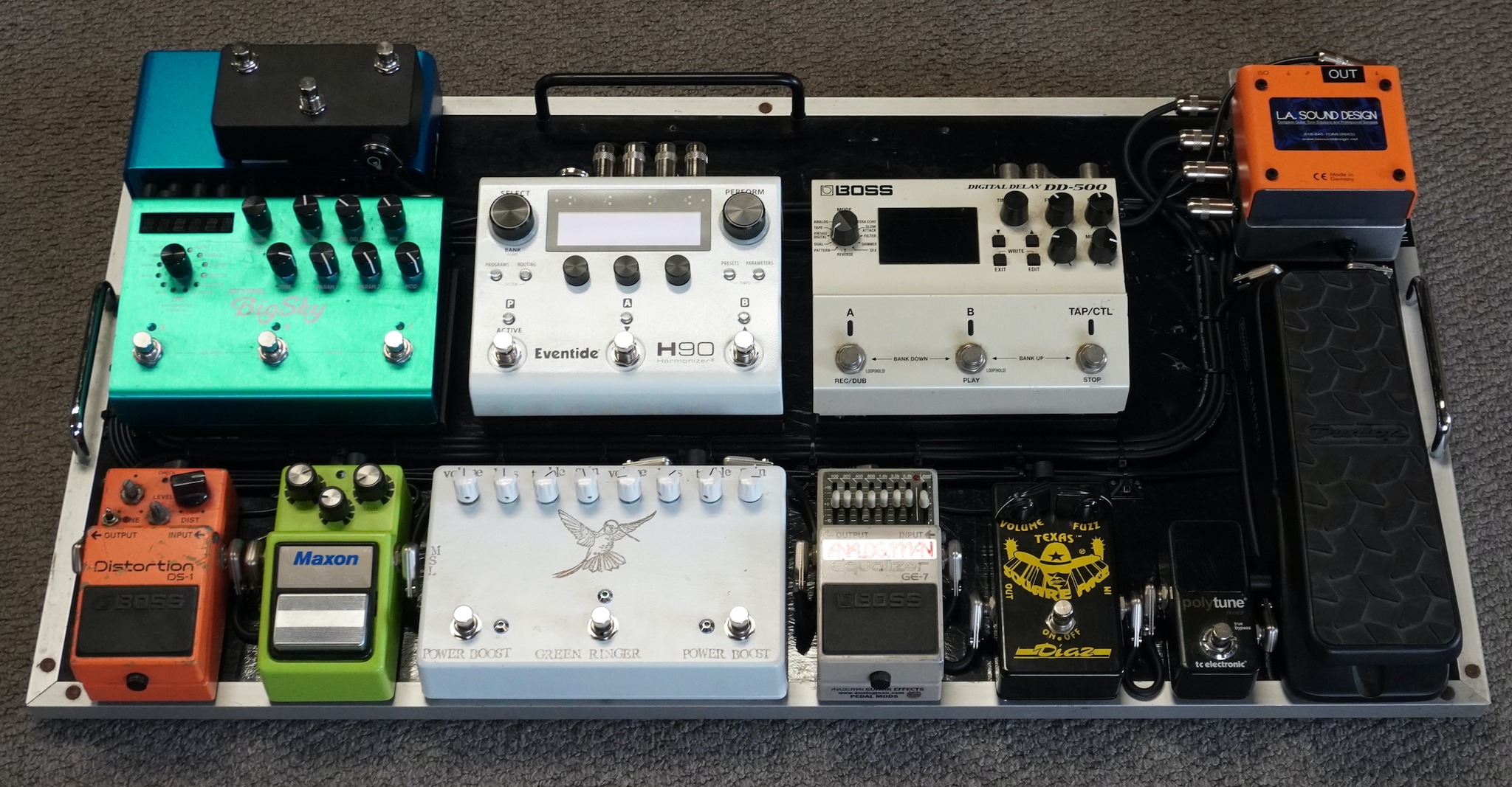 Here is a Steve Lukather inspired board finished this week for a