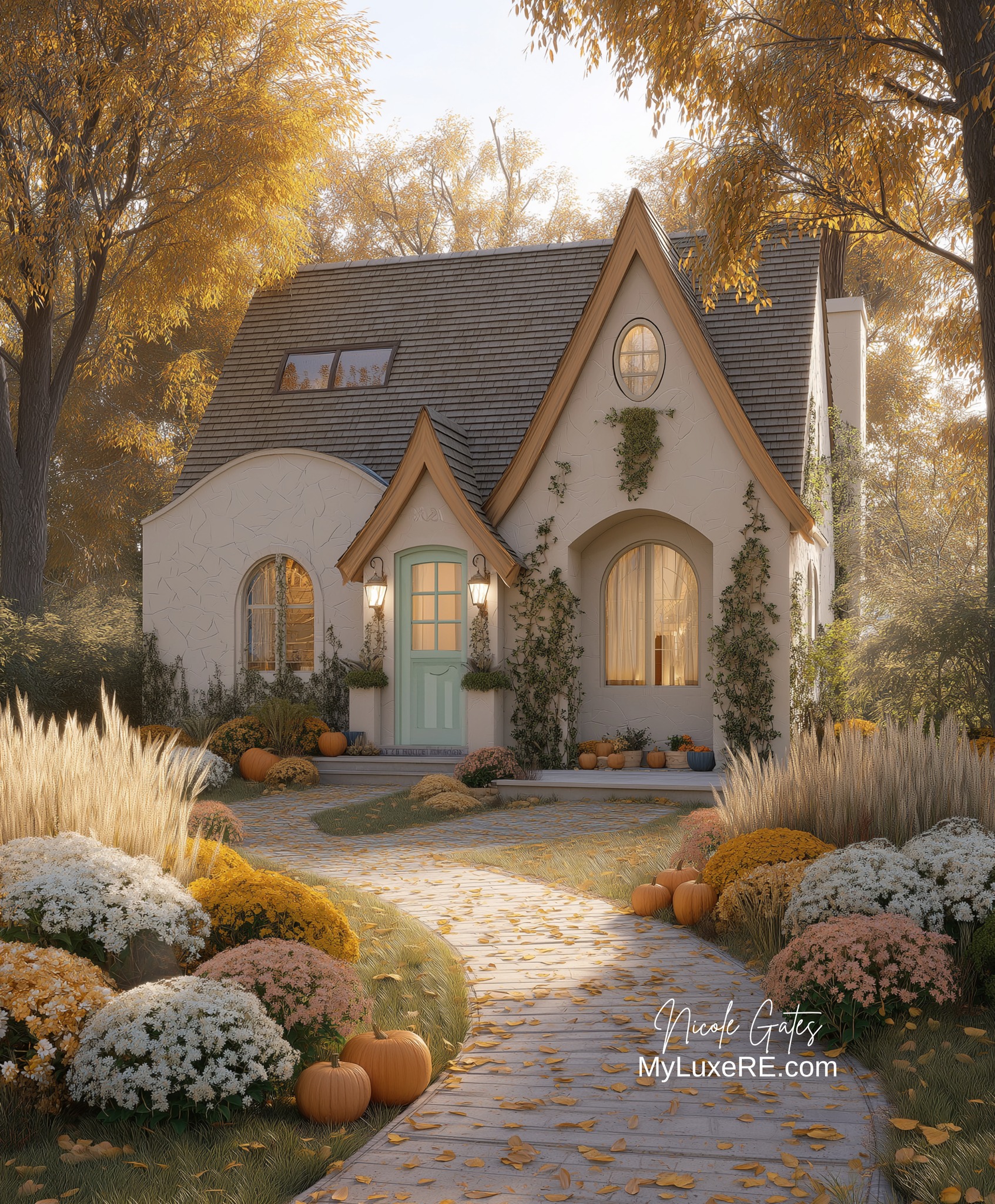 Nicole - Storybook charm in every detail. 🧡🤎 From the arched doorway to ...