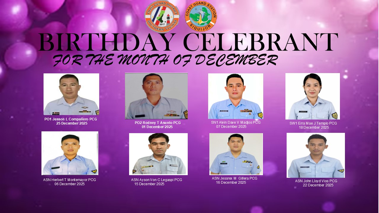 Coast - Coast Guard Station Siquijor sends warm birthday greetings to ...