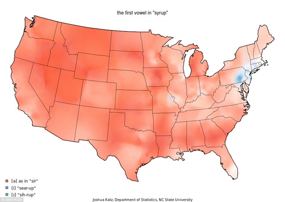 Brilliant Maps - The First Vowel in “Syrup” How do you... | Facebook
